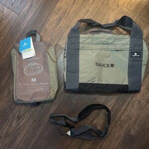 EAGLE CREEK Cypress Army Green NO MATTER WHAT Medium Duffel Travel Bag  Strap